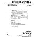 xr-u330fp, xr-u331fp service manual