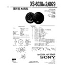 Sony XRS-770 Service Manual