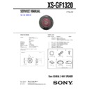 Sony XRS-CA300 Service Manual