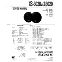 Sony XS-3028MK2 Service Manual