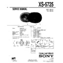 Sony XS-5725 (serv.man2) Service Manual