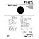 xs-6026 service manual
