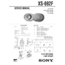 xs-692f (serv.man2) service manual