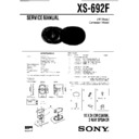 Sony XS-692F Service Manual
