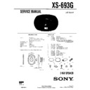 Sony XS-693G Service Manual