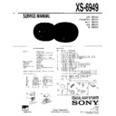 Sony XS-6949 Service Manual