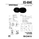 Sony XS-694E Service Manual
