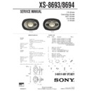Sony XS-8693 Service Manual