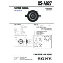 xs-a827 service manual