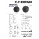 Sony XS-C13BR Service Manual