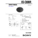 Sony XS-C69BR Service Manual