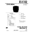 Sony XS-E132 Service Manual