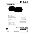 Sony XS-E461 Service Manual