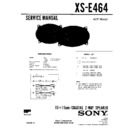 Sony XS-E464 Service Manual