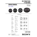 Sony XS-F1035 Service Manual