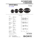 Sony XS-F1036SE Service Manual