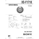 xs-f1710 service manual