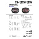 Sony XS-F692N Service Manual