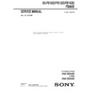 Sony XS-FB102E Service Manual