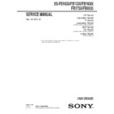 Sony XS-FB1030 Service Manual