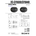 Sony XS-GF6930I Service Manual