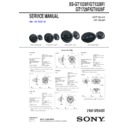 Sony XS-GT1028F Service Manual