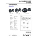 Sony XS-GT1330BR Service Manual
