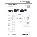 Sony XS-GT1338F Service Manual