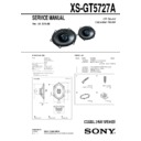 Sony XS-GT5727A Service Manual