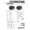 Sony XS-GT6936 Service Manual