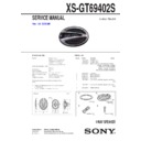 Sony XS-GT69402S Service Manual