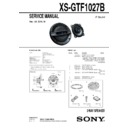 xs-gtf1027b service manual
