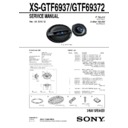 Sony XS-GTF6937 Service Manual