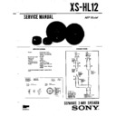 xs-hl12 service manual
