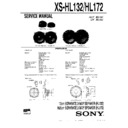 Sony XS-HL132 Service Manual