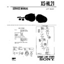 Sony XS-HL21 Service Manual