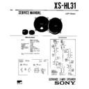 Sony XS-HL31 Service Manual