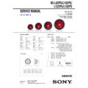 Sony XS-L102P5 Service Manual