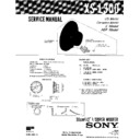 Sony XS-L300 Service Manual
