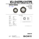 Sony XS-LD107P5 Service Manual