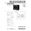 Sony XS-LE121C Service Manual