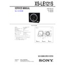 xs-le121s service manual