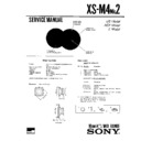 Sony XS-M4MK2 Service Manual