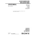 Sony XS-NW1200 Service Manual