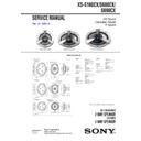 Sony XS-S160CX Service Manual