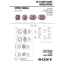 Sony XS-V1340H Service Manual