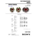 Sony XS-V1342A Service Manual