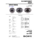 Sony XS-V160HP Service Manual