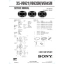 Sony XS-V6921 Service Manual