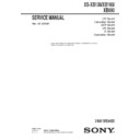 Sony XS-XB130 Service Manual